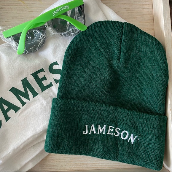 Jameson logo beanie, sunglasses and racerback tank top - Picture 2 of 3